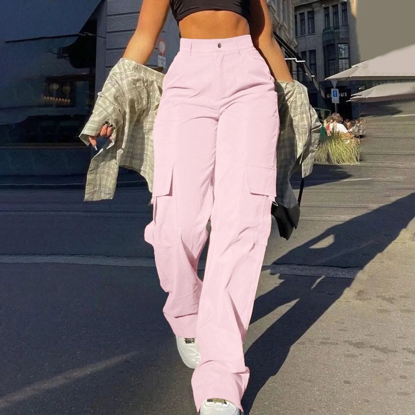 Patrice Hoge Taille Cargohose