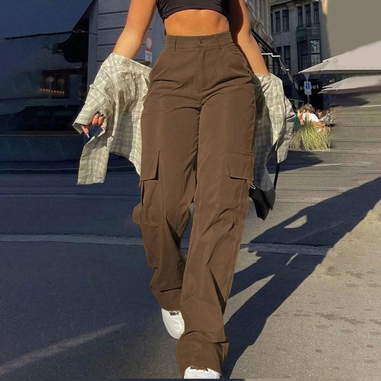 Patrice Hoge Taille Cargohose