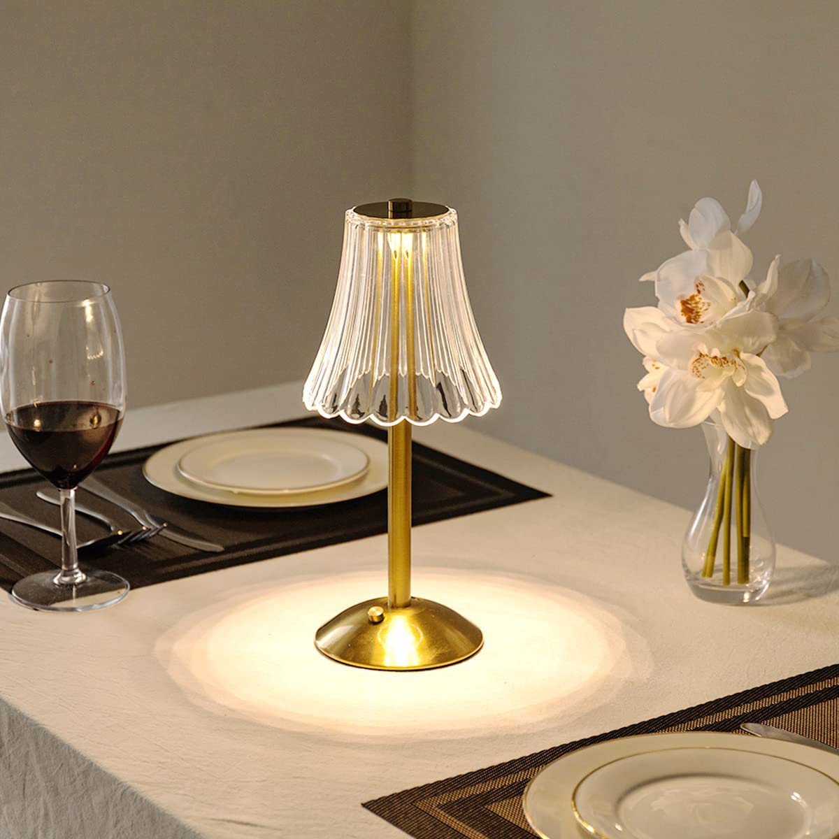 Pharos Gouden Kristallen Tafellamp