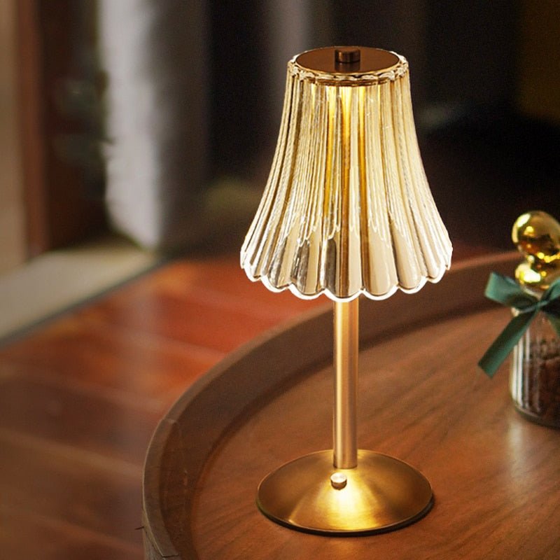Pharos Gouden Kristallen Tafellamp