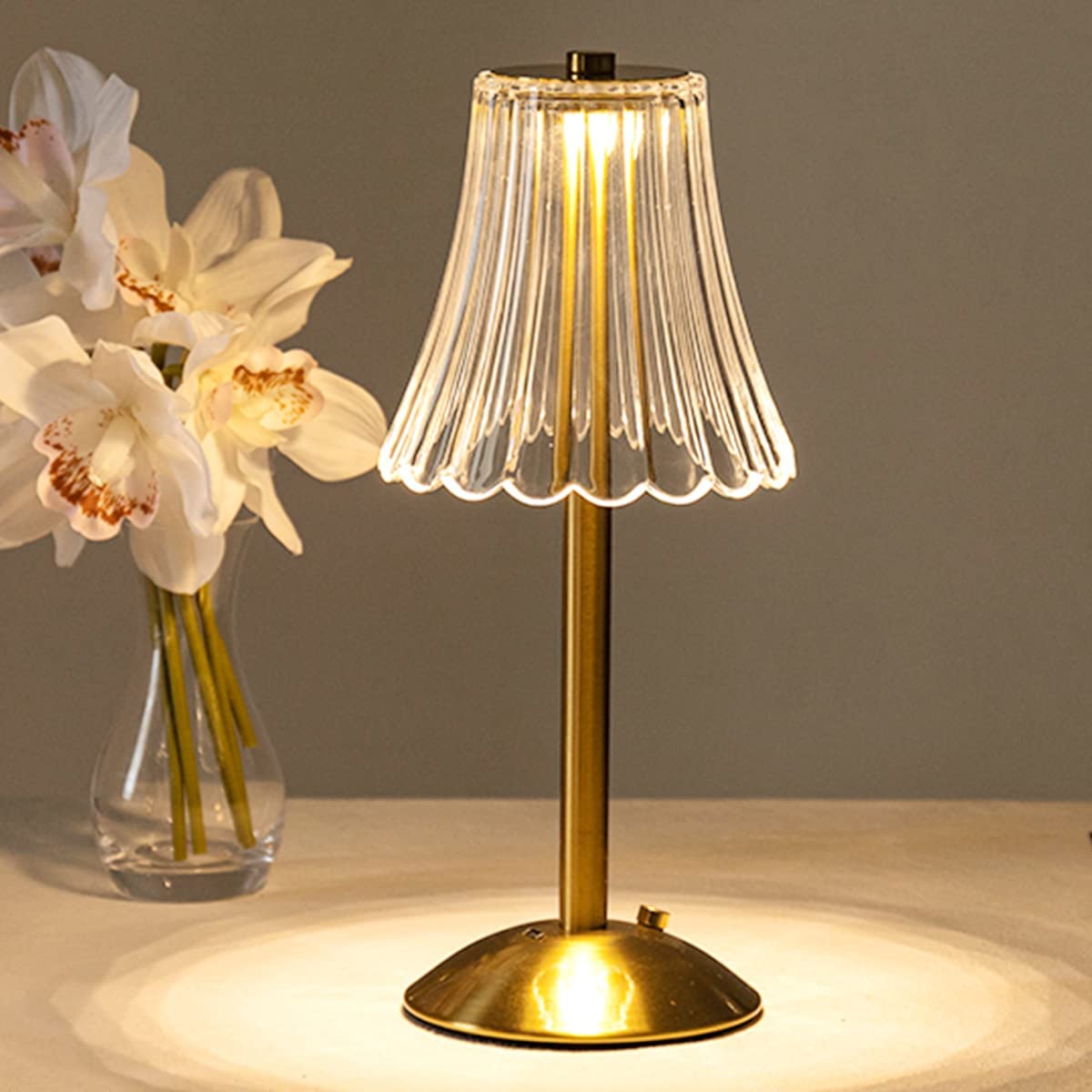 Pharos Gouden Kristallen Tafellamp