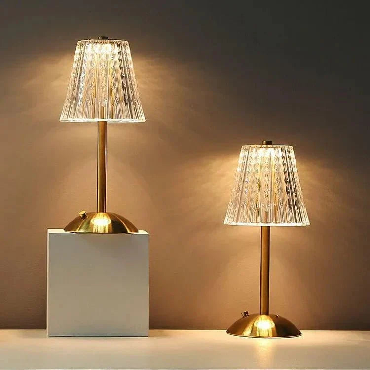 Pharos Gouden Kristallen Tafellamp