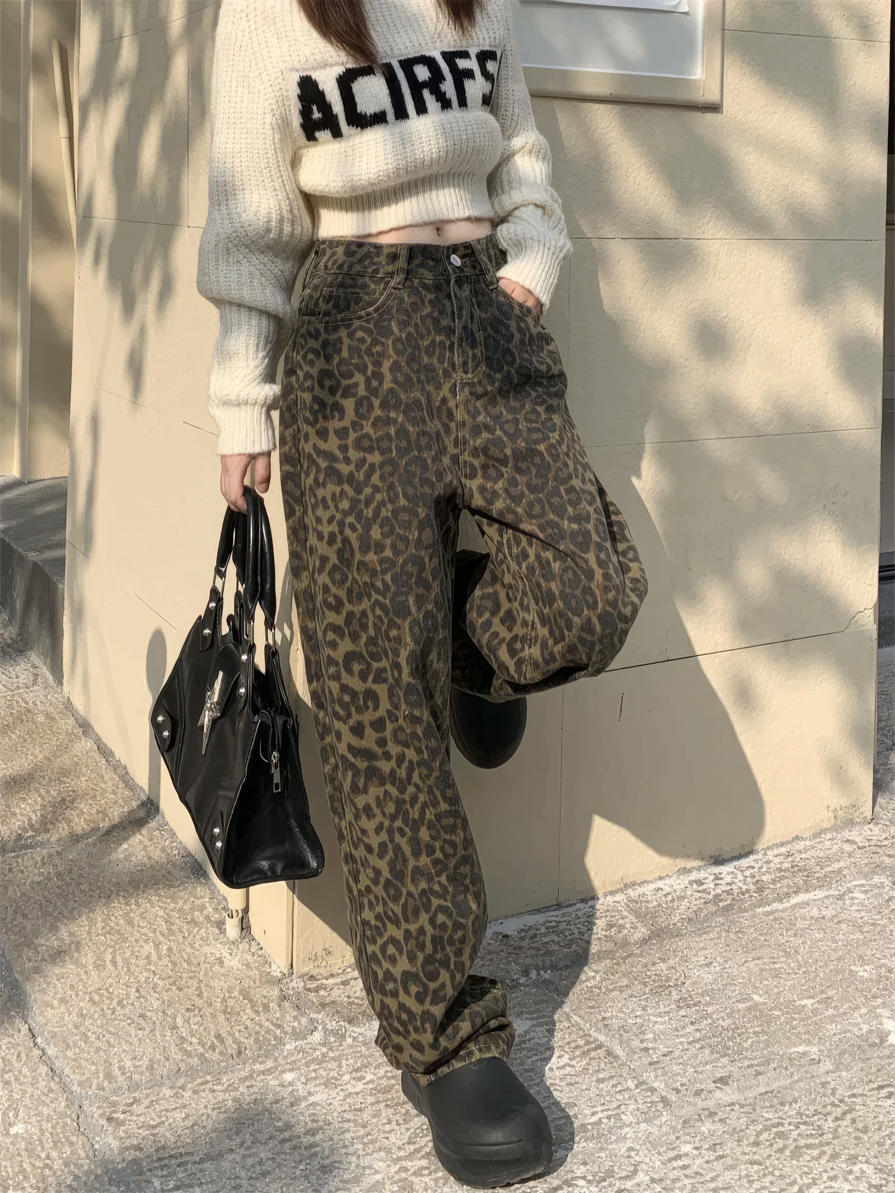 Primrose Jeans met Luipaardprint