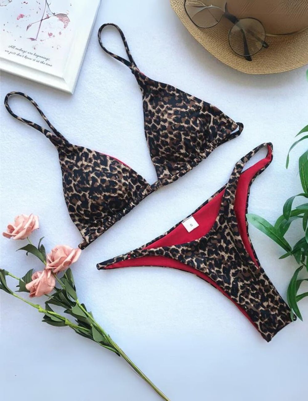 Silje Bikini-set met luipaardprint