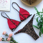 Silje Bikini-set met luipaardprint