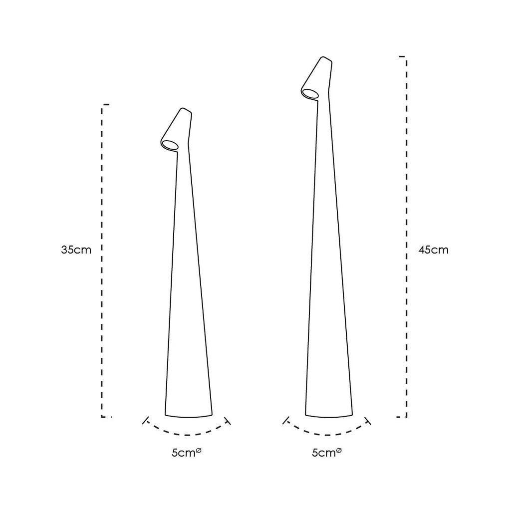 Spark Minimalistische Touch-Tafelamp