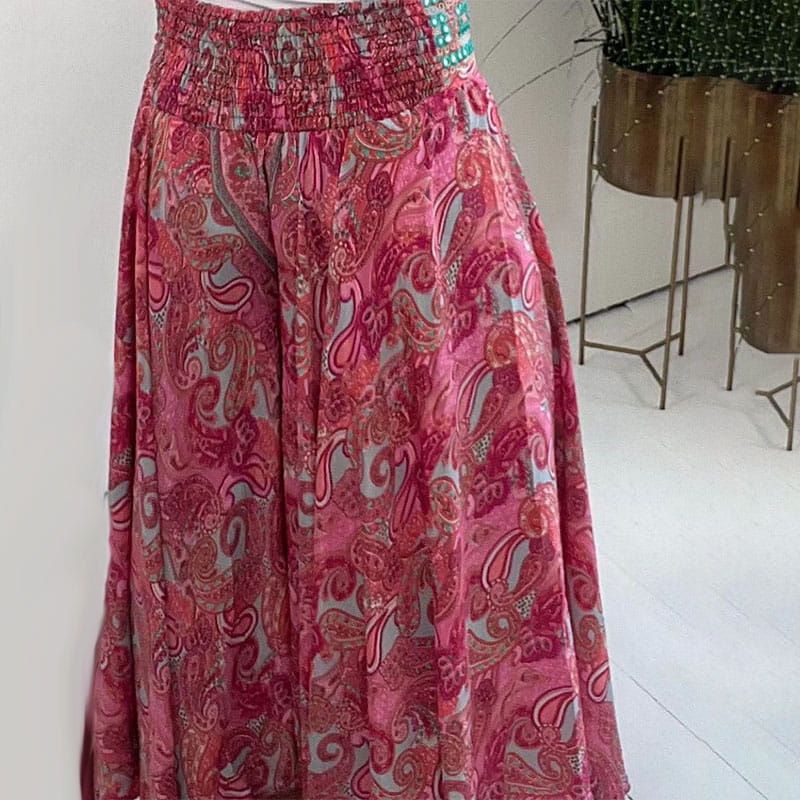 Tabea Boho Paisley Wijde Broeken