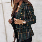 Tove Geruite Blazer