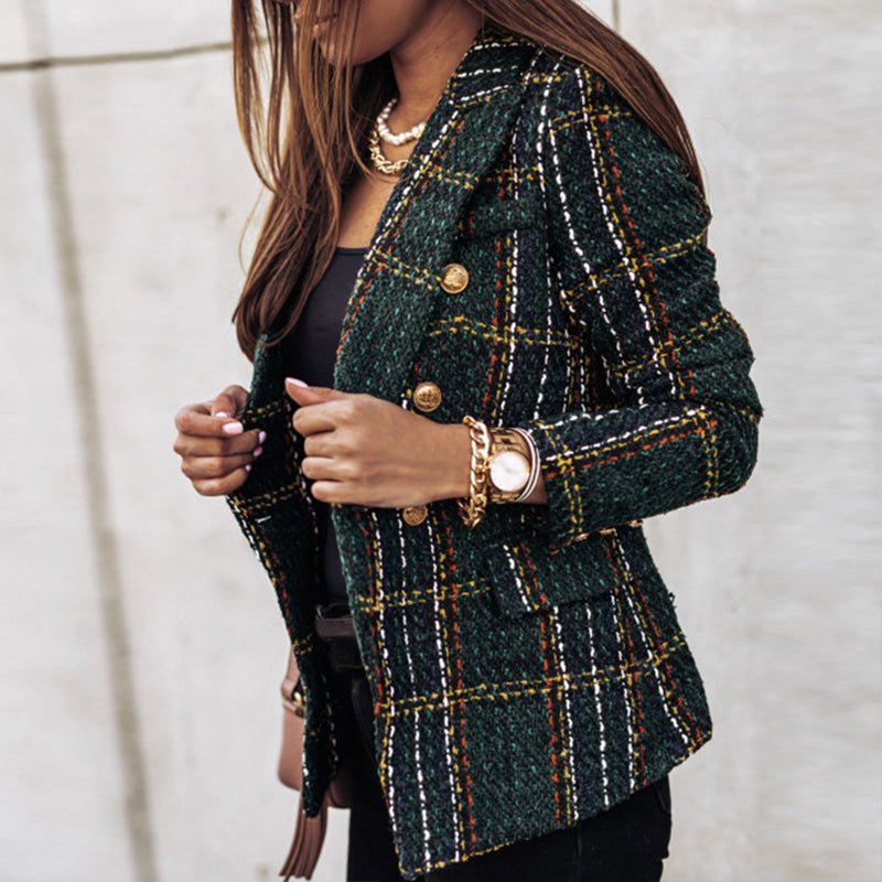 Tove Geruite Blazer