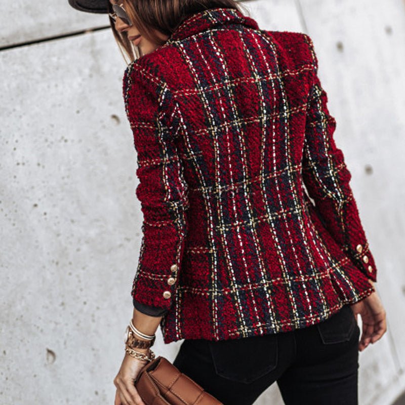 Tove Geruite Blazer
