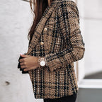 Tove Geruite Blazer