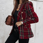 Tove Geruite Blazer