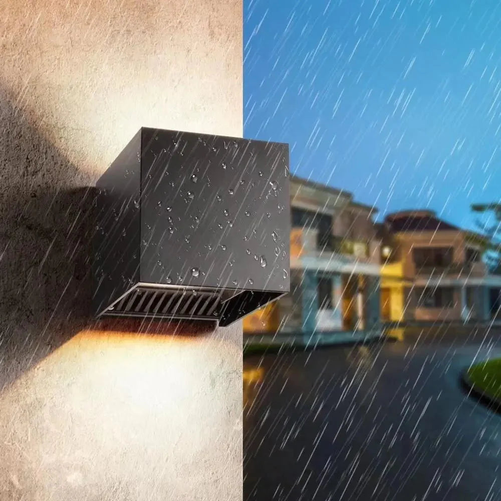 UrbanGleam Draadloze LED-Cube Wandlamp
