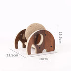 NaturaPurr Climbing Haven: collectie kattenframes van massief hout