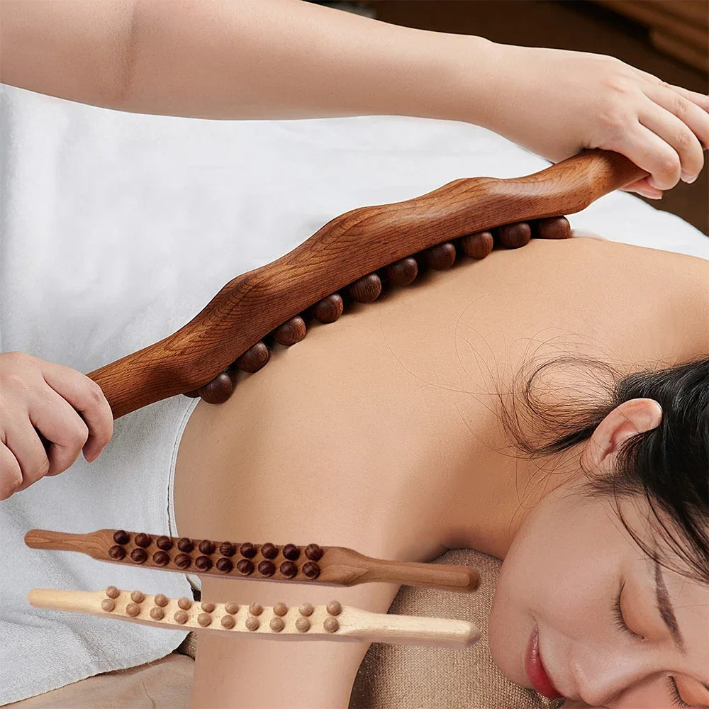 Gua Sha Stok Houten Massage Rug Schouder Ontspanning