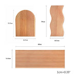 Neutraal Houten Dienblad Voor Koffie Brood │ Moderne Decoratieve Platter │ Keukenaccessoires
