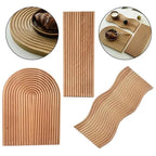 Neutraal Houten Dienblad Voor Koffie Brood │ Moderne Decoratieve Platter │ Keukenaccessoires