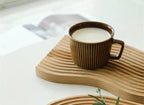 Neutraal Houten Dienblad Voor Koffie Brood │ Moderne Decoratieve Platter │ Keukenaccessoires
