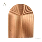 Neutraal Houten Dienblad Voor Koffie Brood │ Moderne Decoratieve Platter │ Keukenaccessoires