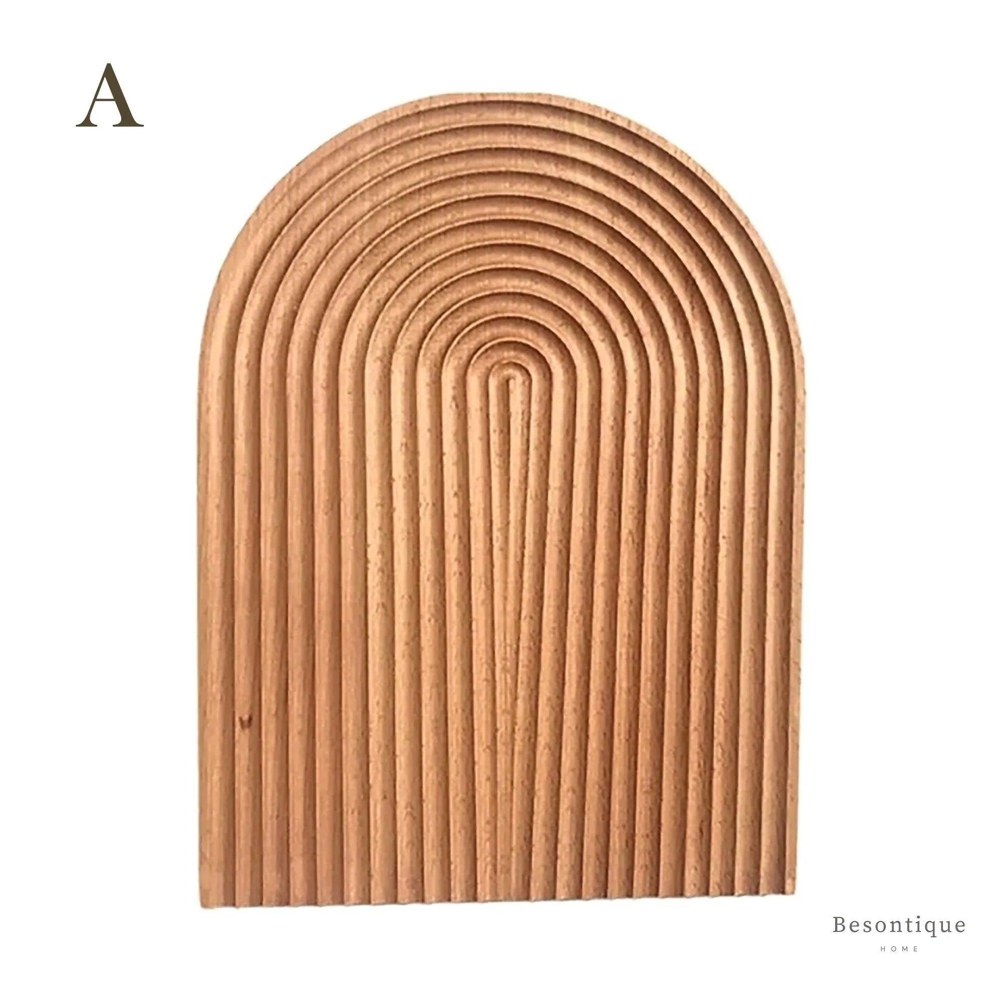 Neutraal Houten Dienblad Voor Koffie Brood │ Moderne Decoratieve Platter │ Keukenaccessoires
