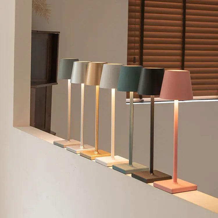 Nordløft- Scandinavische Draadloze Tafellamp – Elegant Tafellampje met Dimbare LED