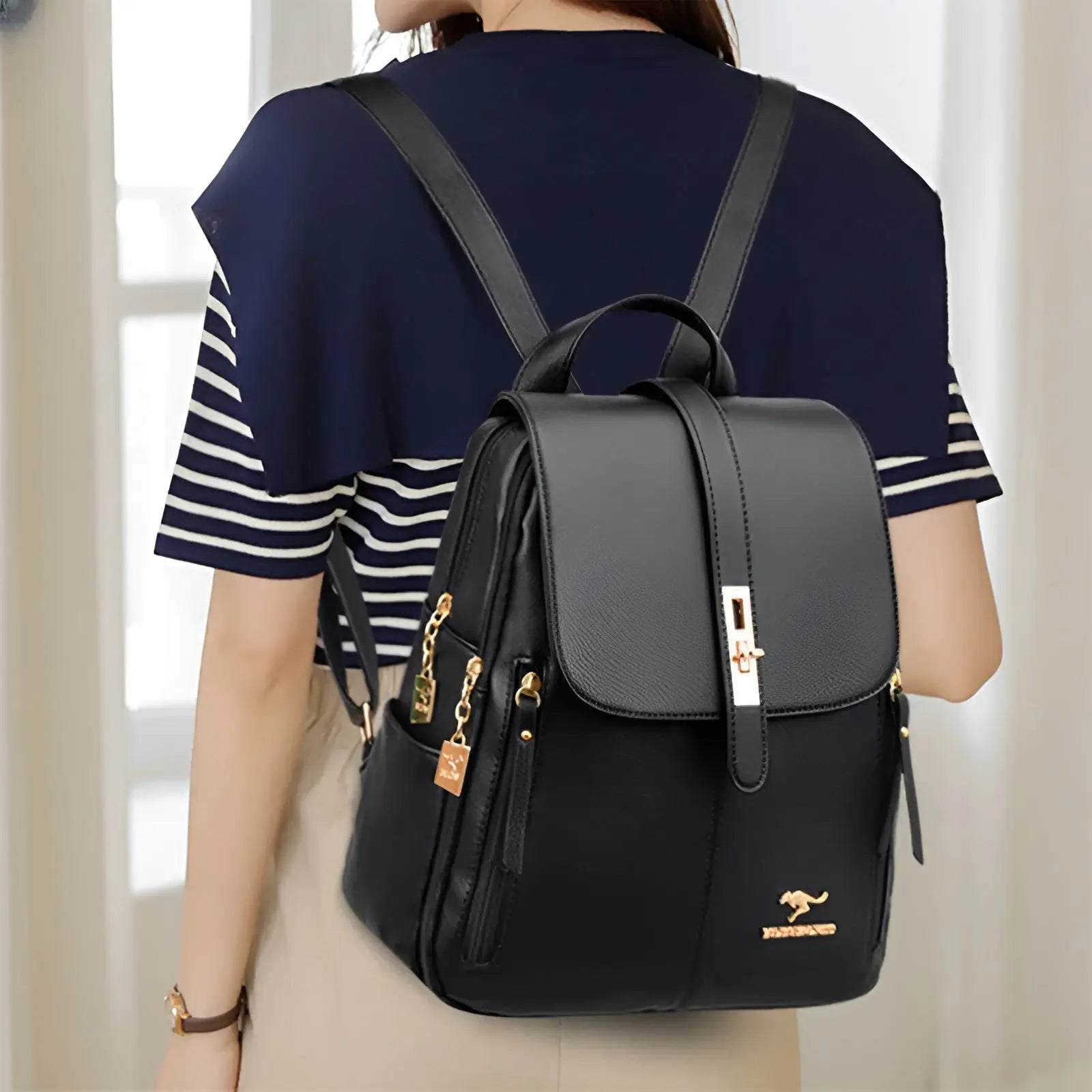 Alena backpack - luxurious and high -quality leather women's handbag