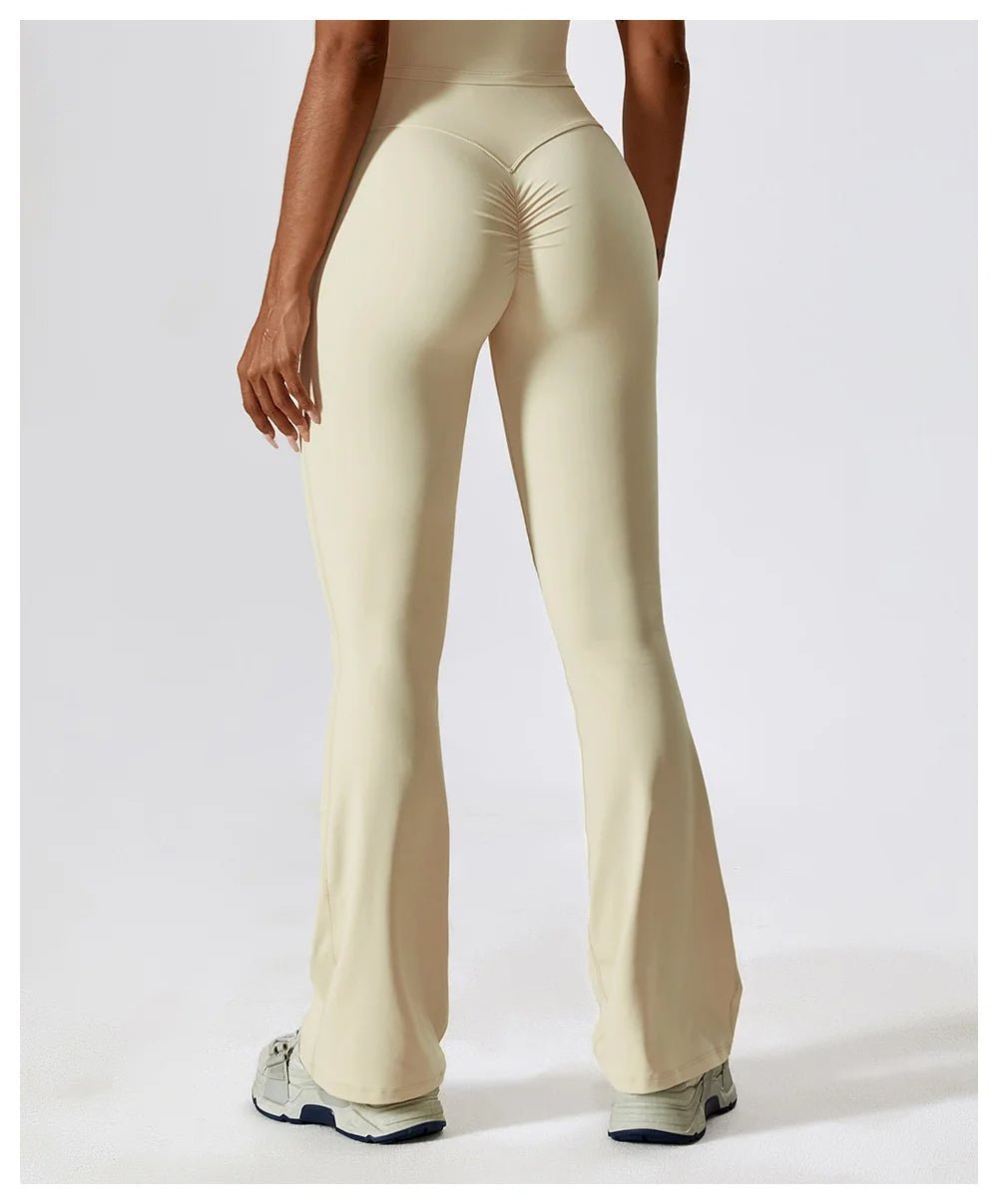 NIEUWE BREDE FLARE LEGGINGS