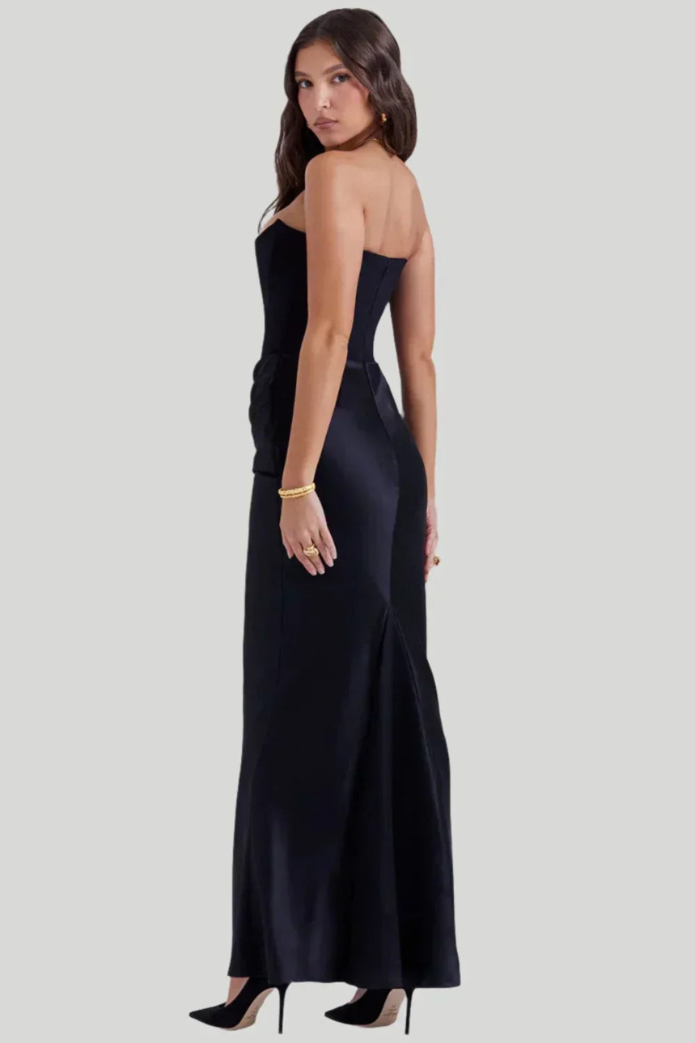 Fiona - Strapless Elegante Maxi Jurk