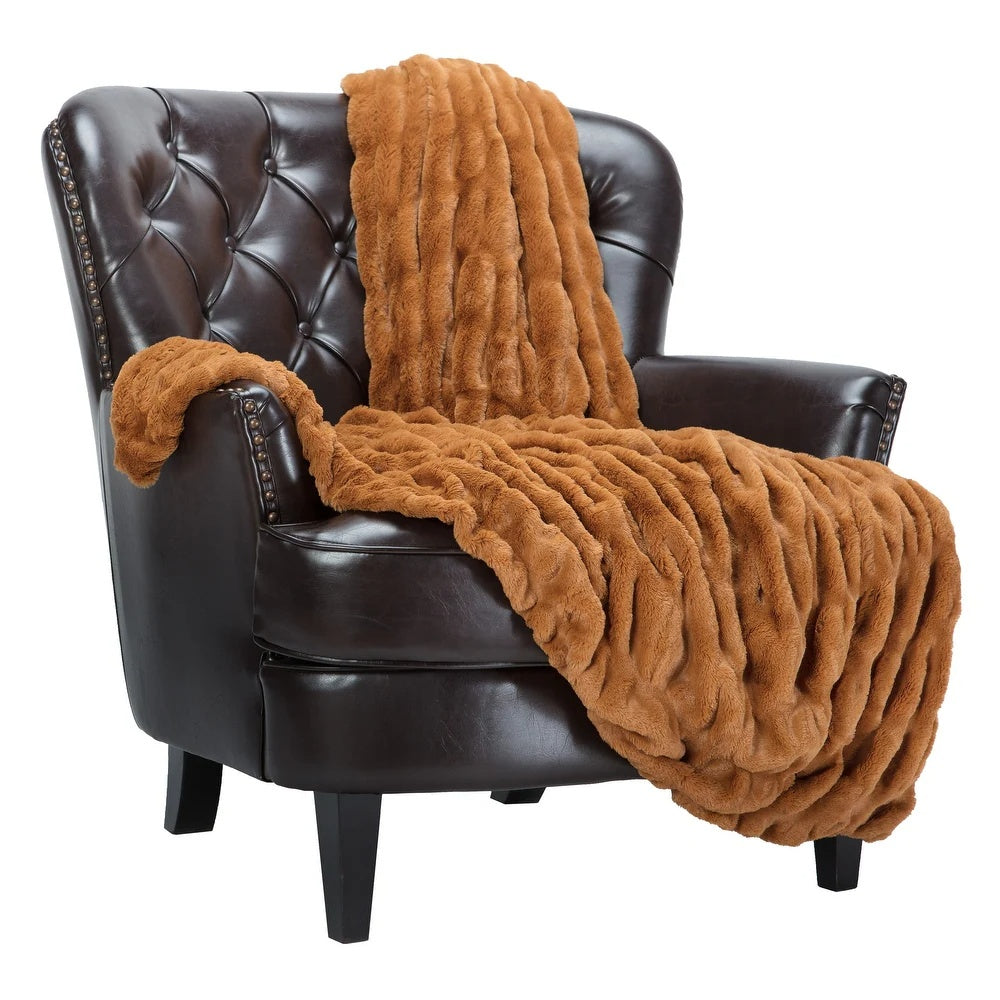 Chic Casa Faux Fur Deken™️