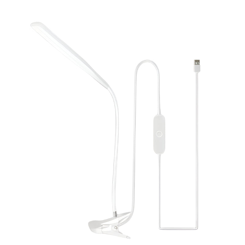 ClipoGlow - LED-Bureaulamp met Zwanenhals en Klem