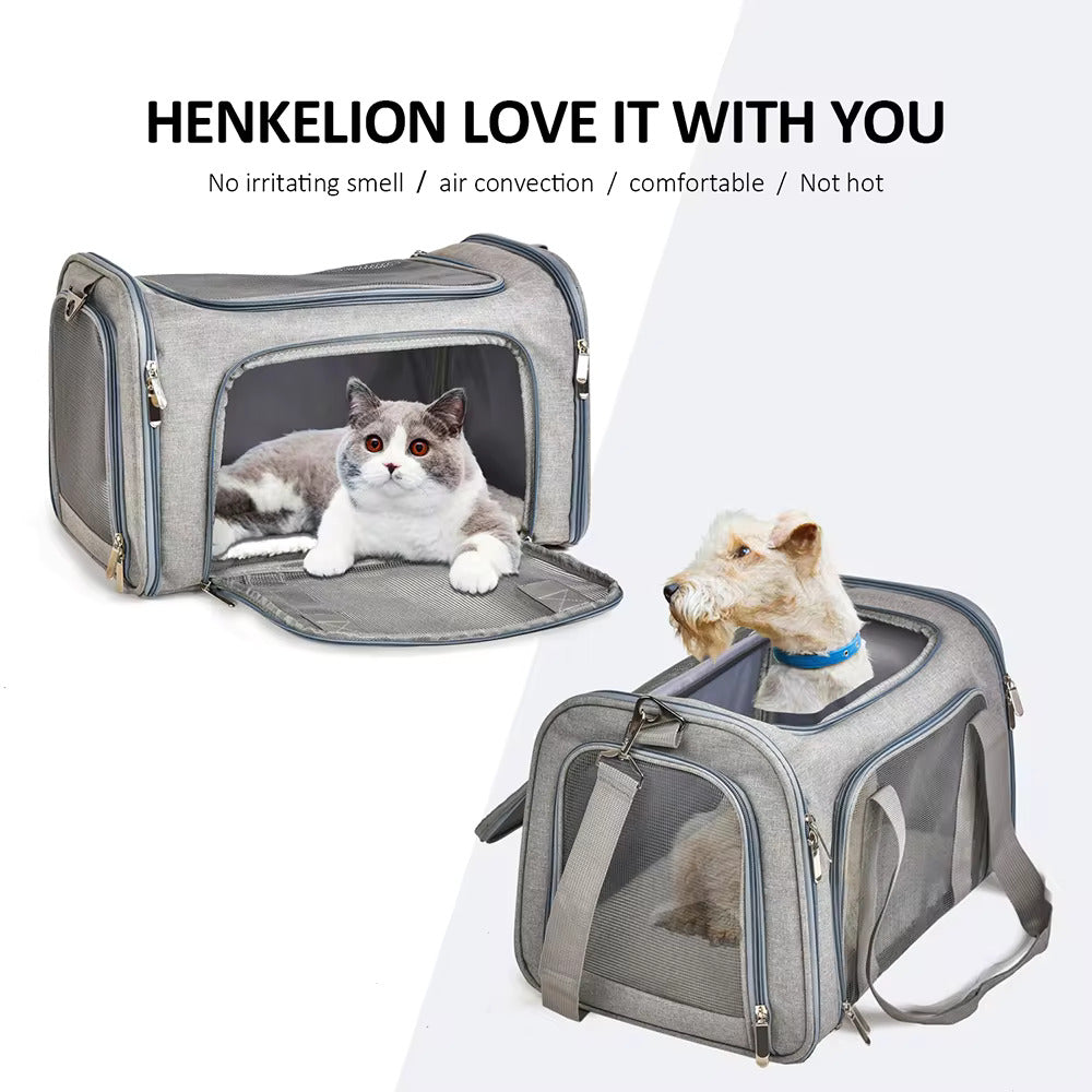 Deluxe Huisdier Draagtas voor Katten en Honden