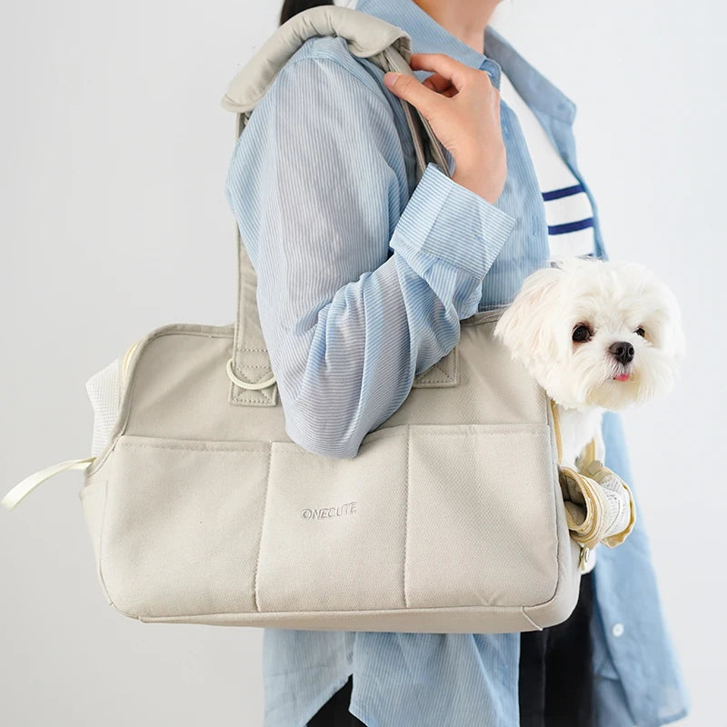 Luxe Dierenvervoer Tote Bag voor Kleine Honden en Katten