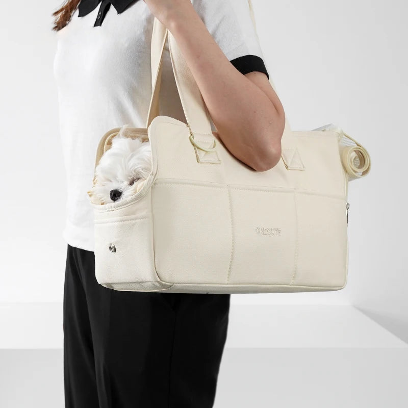 Luxe Dierenvervoer Tote Bag voor Kleine Honden en Katten
