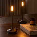 Giavi Kaarslicht Dimbare Oplaadbare Aluminium Sfeerlamp Met Warm Licht En Lange Batterijduur Voor Interieurdecoratie