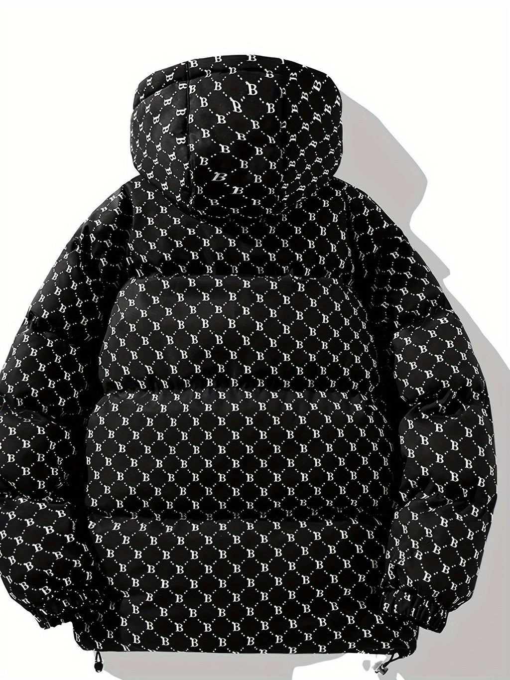 Donsjack Met Zakken Van Katoenmix In Effen Kleur Casual - Pufferjas - Winterjas