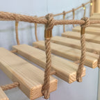 PinePath Adventure Bridge: aan de muur gemonteerde kattenloopbrug