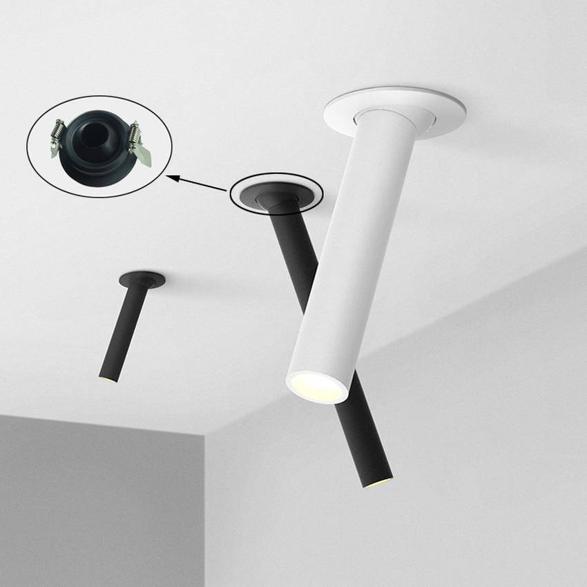 Moderne LED spot en verstelbare buis