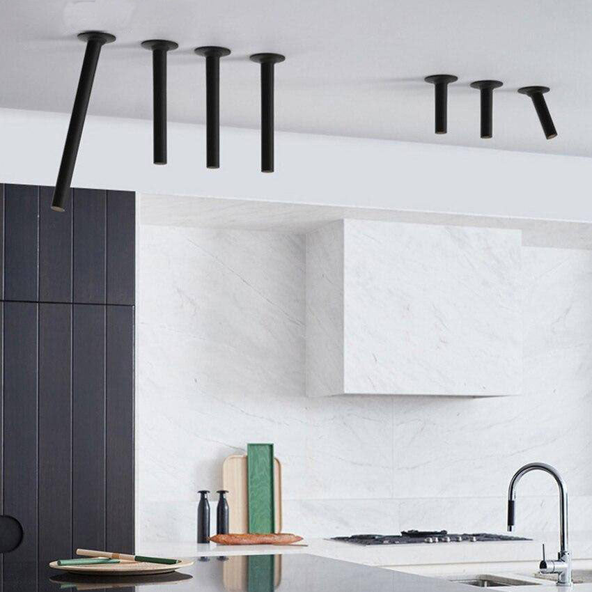 Moderne LED spot en verstelbare buis