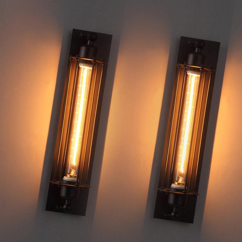 Wandlamp Smeedijzer Vintage Ontwerp Wandgemonteerd 18 Inch
