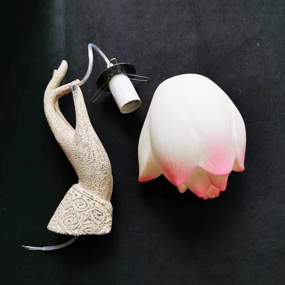 Moderne Creatieve Chinese Lotus Wandlamp