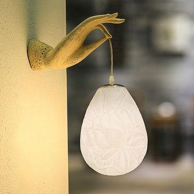 Moderne Creatieve Chinese Lotus Wandlamp