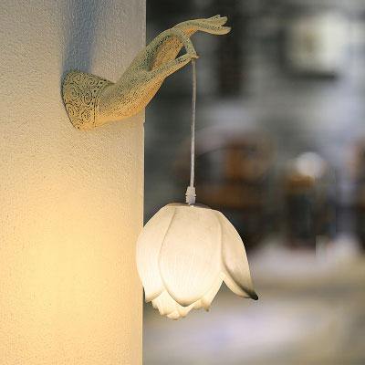Moderne Creatieve Chinese Lotus Wandlamp
