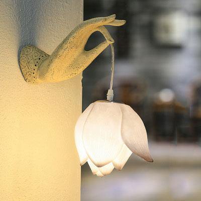 Moderne Creatieve Chinese Lotus Wandlamp