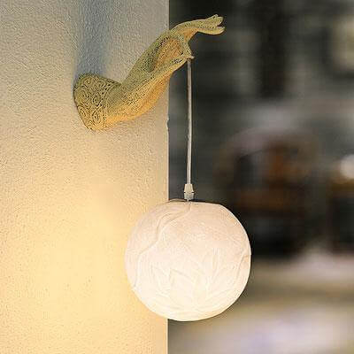 Moderne Creatieve Chinese Lotus Wandlamp