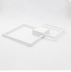 Zwart-Wit Vierkante Wanddecoratie Lamp