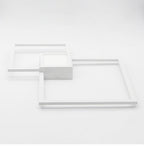 Zwart-Wit Vierkante Wanddecoratie Lamp