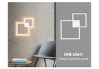 Zwart-Wit Vierkante Wanddecoratie Lamp