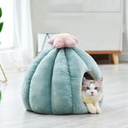Cactus Kat Cave met Verwijderbaar Kattenbed Kussen