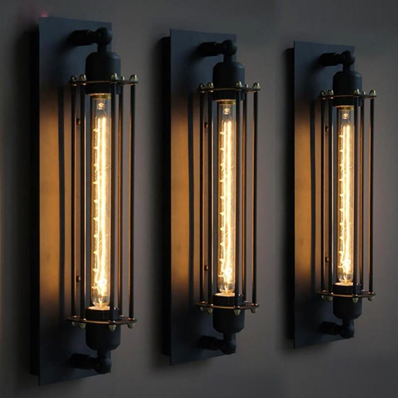 Wandlamp Smeedijzer Vintage Ontwerp Wandgemonteerd 18 Inch