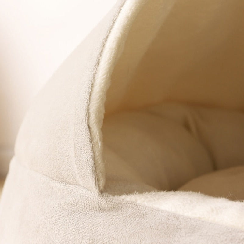 Gezellige Ronde Kalmerende Kattenhol Bed